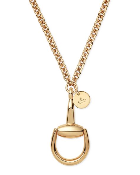 Gucci horsebit necklace jewelry